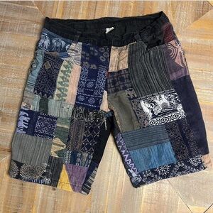 Fainaga‎ Patchwork Multicolor Pants boho style size Large